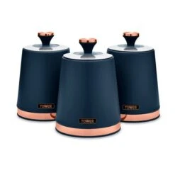 Set Of 3 Tower Cavaletto Kitchen Canisters 39 Set Of 3 Tower Cavaletto Kitchen Canisters -Home Furnishing Store 30822138 alt01