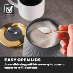 Set Of 3 Tower Empire Kitchen Canisters -Home Furnishing Store 30822148 alt05