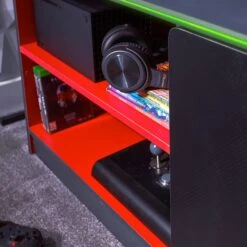 X Rocker Carbon Tek TV Media Cabinet With Neo Fibre LED For TVs Up To 42" -Home Furnishing Store 30822317 alt03