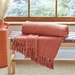 Aris Cotton Weave 130cm X 180cm Throw -Home Furnishing Store 30823889