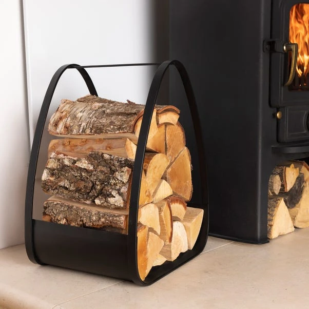Snug - Fireside Larch Iron Firewood Hold 4 Snug - Fireside Larch Iron Firewood Hold - Image 2