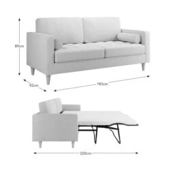 Zoe Luna 3 Seater Double Sofa Bed 21 Zoe Luna 3 Seater Double Sofa Bed -Home Furnishing Store 30825931 alt09