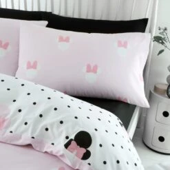 Disney Minnie Mouse Duvet Cover And Pillowcase Set 31 Disney Minnie Mouse Duvet Cover And Pillowcase Set -Home Furnishing Store 30826480 alt03