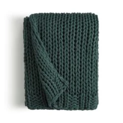 Chunky Knit Recycled Throw 130cm X 170cm 41 Chunky Knit Recycled Throw 130cm X 170cm -Home Furnishing Store 30826699 alt04