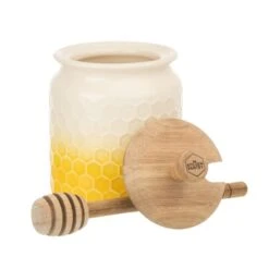 Kitchen Pantry Honey Pot With Drizzler 17 Kitchen Pantry Honey Pot With Drizzler -Home Furnishing Store 30827587 alt03