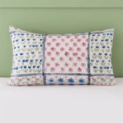 Celeste Green Cotton Duvet Cover And Pillowcase Set -Home Furnishing Store 30827720 alt01