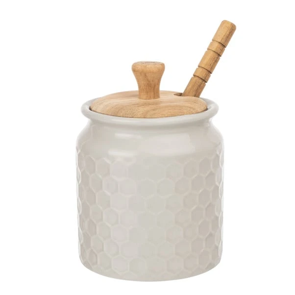 Kitchen Pantry Honey Pot With Drizzler 4 Kitchen Pantry Honey Pot With Drizzler - Image 2