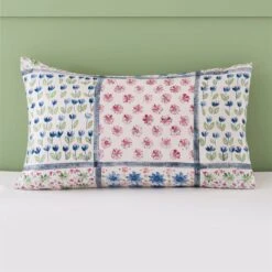 Celeste Green Cotton Duvet Cover And Pillowcase Set -Home Furnishing Store 30828271 alt01