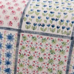 Celeste Green Cotton Duvet Cover And Pillowcase Set -Home Furnishing Store 30828271 alt05