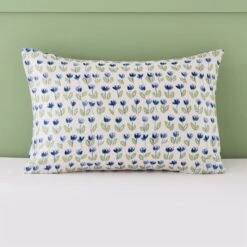 Celeste Green Cotton Duvet Cover And Pillowcase Set -Home Furnishing Store 30828272 alt03