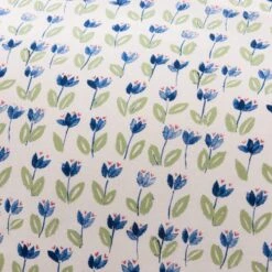 Celeste Green Cotton Duvet Cover And Pillowcase Set -Home Furnishing Store 30828272 alt04