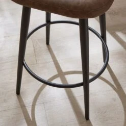Astrid Bar Stool, Faux Leather -Home Furnishing Store 30829682 alt02