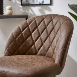 Astrid Bar Stool, Faux Leather -Home Furnishing Store 30829682 alt03