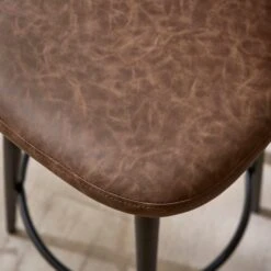 Astrid Bar Stool, Faux Leather -Home Furnishing Store 30829682 alt04