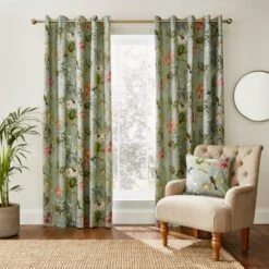 Fresh Botanical Eyelet Curtains 31 Fresh Botanical Eyelet Curtains -Home Furnishing Store 30830390 alt01