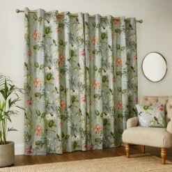 Fresh Botanical Eyelet Curtains 29 Fresh Botanical Eyelet Curtains -Home Furnishing Store 30830391 alt04