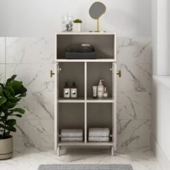 Elsie Tall Bathroom Cabinet 41 Elsie Tall Bathroom Cabinet -Home Furnishing Store 30831343 alt01