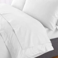 Hotel 230 Thread Count Crisp Cotton Percale Flat Sheet 24 Hotel 230 Thread Count Crisp Cotton Percale Flat Sheet -Home Furnishing Store 30831820