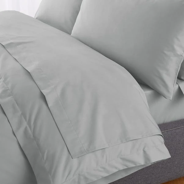 Hotel 230 Thread Count Crisp Cotton Percale Flat Sheet 7 Hotel 230 Thread Count Crisp Cotton Percale Flat Sheet - Image 5