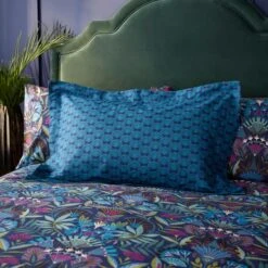 Lucille Navy Oxford Pillowcase -Home Furnishing Store 30832068 alt01