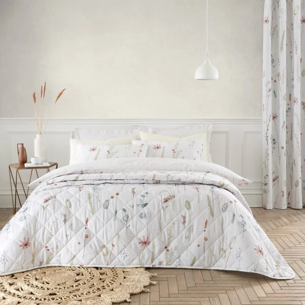 Dried Flowers Blush Bedspread 3 Dried Flowers Blush Bedspread