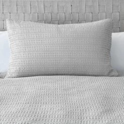 Amberley Waffle Standard Pillowcase -Home Furnishing Store 30834901