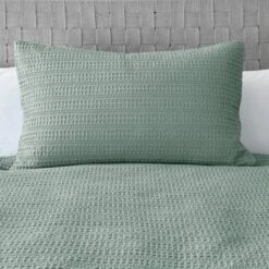 Amberley Waffle Standard Pillowcase -Home Furnishing Store 30834902