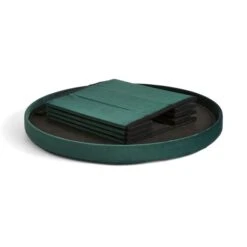 Velvet Large Round Ottoman -Home Furnishing Store 30835308 alt03