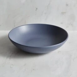 Stoneware Pasta Bowl, Blue