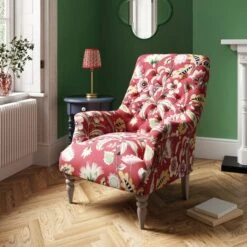 Bibury Button Joy Floral Print Occasional Armchair 29 Bibury Button Joy Floral Print Occasional Armchair -Home Furnishing Store 30837454