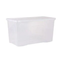 Wham Crystal Set Of 3 Clear Boxes & Lids, 110L 10 Wham Crystal Set Of 3 Clear Boxes & Lids, 110L -Home Furnishing Store 30839065 alt02