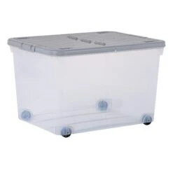 Wham Set Of 3 Storage Boxes With Wheels & Lid -Home Furnishing Store 30839240 alt02