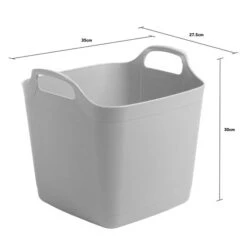 Wham Flexi-Store Set Of 3 Grey Tubs, 15L -Home Furnishing Store 30839263 alt02