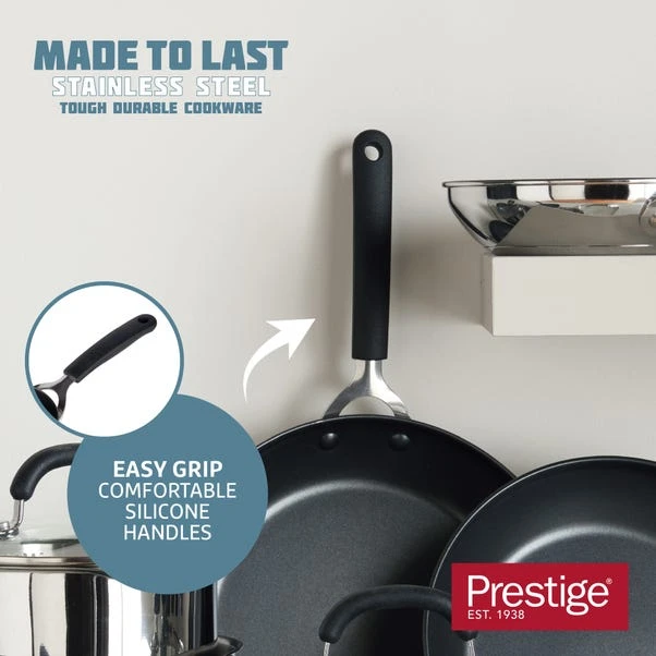Prestige Made To Last Stainless Steel Saucepan, 18cm 8 Prestige Made To Last Stainless Steel Saucepan, 18cm - Image 6