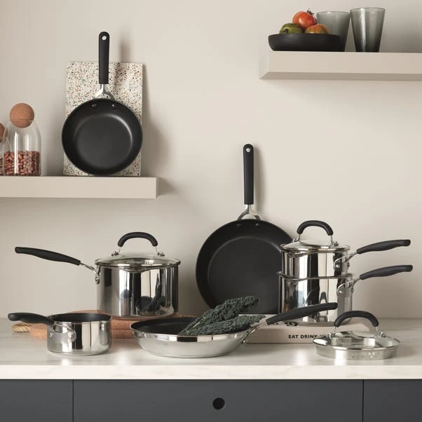 Prestige Made To Last Stainless Steel Saucepan, 18cm 9 Prestige Made To Last Stainless Steel Saucepan, 18cm - Image 7