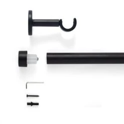 Trinity Fixed Metal Eyelet Curtain Pole 36 Trinity Fixed Metal Eyelet Curtain Pole -Home Furnishing Store 30846027 alt02