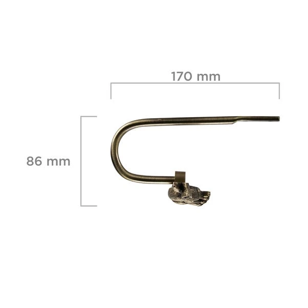 Pair Of Hare Curtain Holdbacks 4 Pair Of Hare Curtain Holdbacks - Image 2