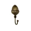 Acorn Hook Pair Antique Brass -Home Furnishing Store 30846050