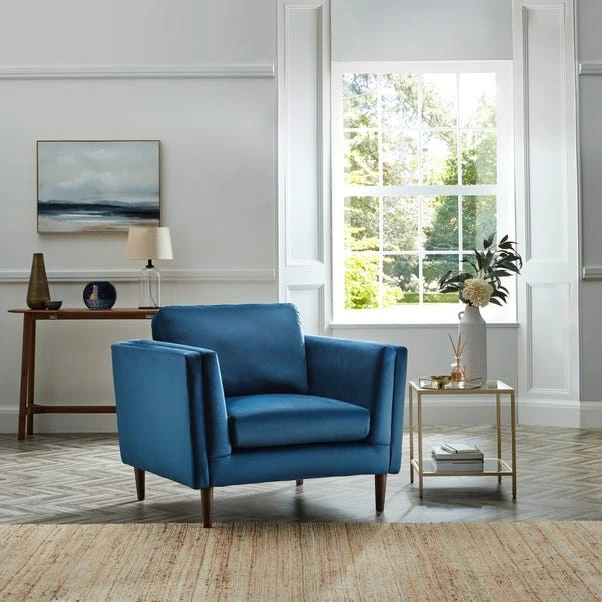 Anton Snuggle Chair, Opulent Velvet 4 Anton Snuggle Chair, Opulent Velvet - Image 2