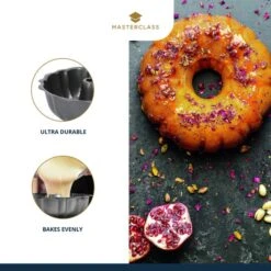 MasterClass Non Stick Fluted Cake Pan Round 27cm 17 MasterClass Non Stick Fluted Cake Pan Round 27cm -Home Furnishing Store 30848918 alt07