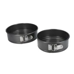 MasterClass Non Stick Set Of 2 Spring Form Cake Pans