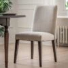 Matola Set Of 2 Dining Chairs, Linen 1 Matola Set Of 2 Dining Chairs, Linen -Home Furnishing Store 30850711