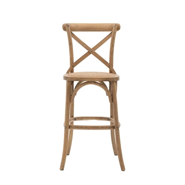 Cannock Set Of 2 Bar Stools, Rattan 8 Cannock Set Of 2 Bar Stools, Rattan - Image 6