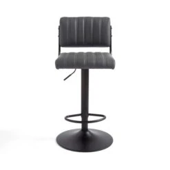 Rhys Height Adjustable Bar Stool, PU -Home Furnishing Store 30851818 alt03