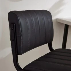 Rhys Height Adjustable Bar Stool, PU -Home Furnishing Store 30851819 alt01