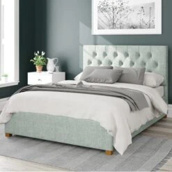 Olivier Pure Pastel Cotton Ottoman Bed Frame -Home Furnishing Store 30852422