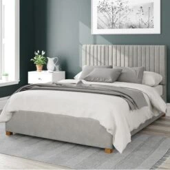 Grant Plush Velvet Ottoman Bed Frame -Home Furnishing Store 30852886