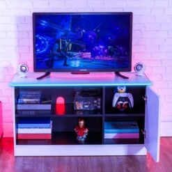 X Rocker Carbon Tek TV Media Cabinet With Neo Fibre LED For TVs Up To 42" -Home Furnishing Store 30856201 alt04