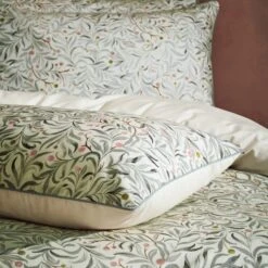 EW By Edinburgh Weavers Malory Floral Eucalyptus 100% Cotton Sateen Pillowcase Pair 7 EW By Edinburgh Weavers Malory Floral Eucalyptus 100% Cotton Sateen Pillowcase Pair -Home Furnishing Store 30856835 alt06