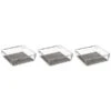 Set Of 3 Large Square Drawer Organisers -Home Furnishing Store 30857029